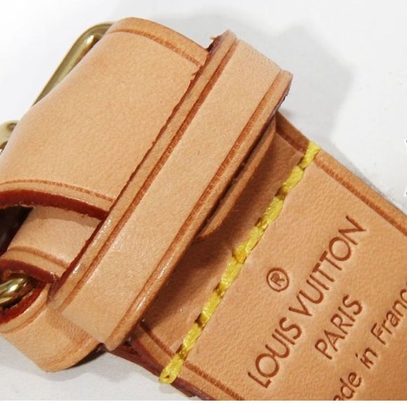 AUTH Louis Vuitton Vachetta poignet cuff bracelet - Picture 3 of 4